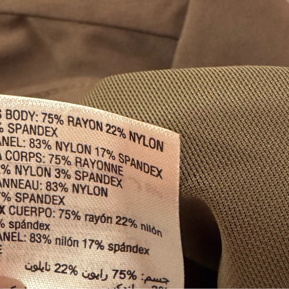 NWT JM Collection Brown Clay Tummy Control Pants - Picture 7 of 7